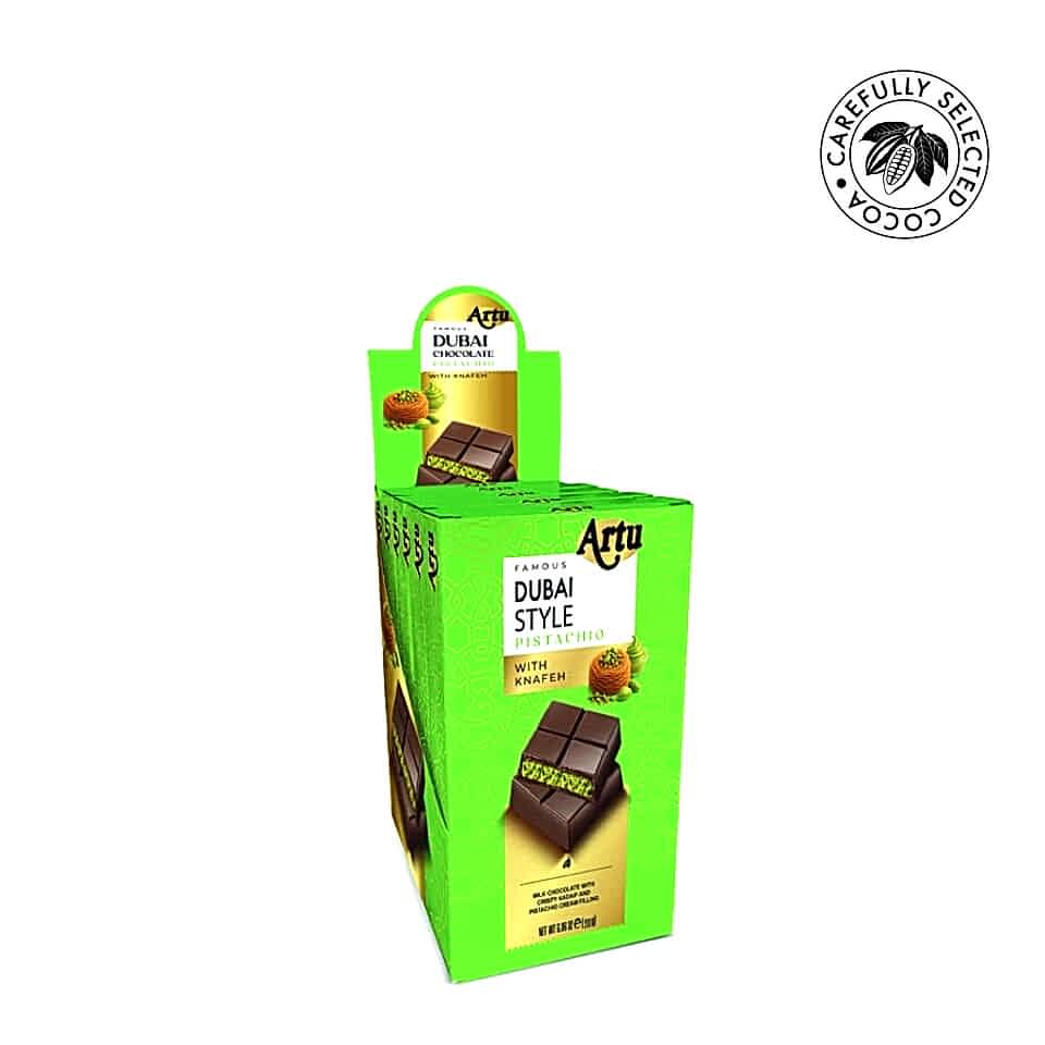 Çıtır Kadayıf ve Fıstık Krema Dolgulu Sütlü Çikolata, 200 gr (6'lı Paket)
