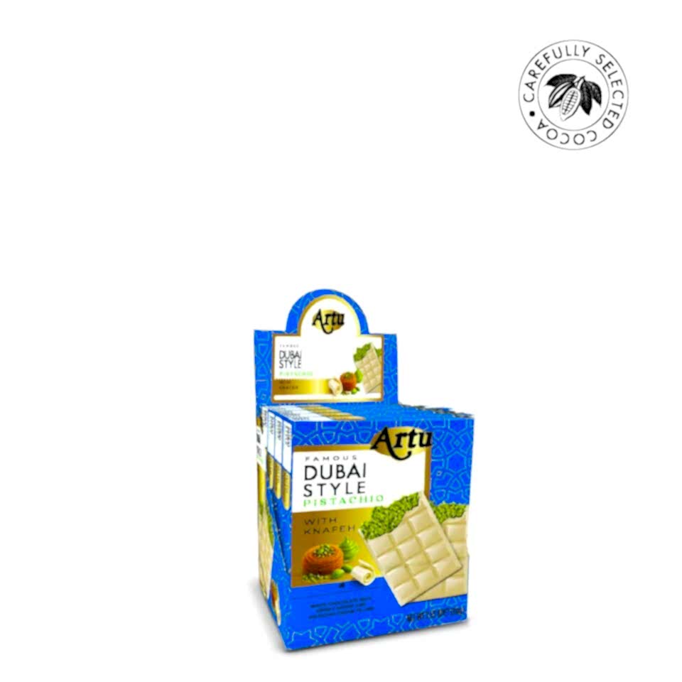 Çıtır Kadayıf ve Fıstık Krema Dolgulu Beyaz Çikolata, 80 gr (6'lı Paket)
