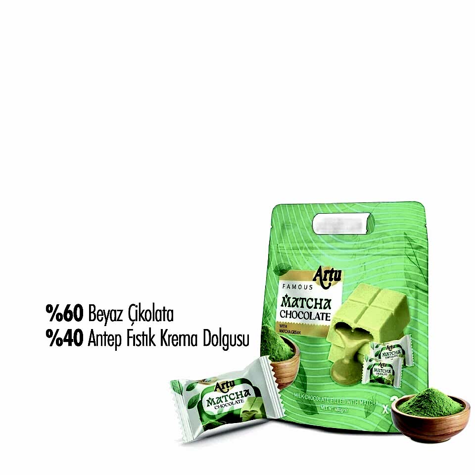 Matcha Kremalı Sütlü Çikolata (Doypack), 480g