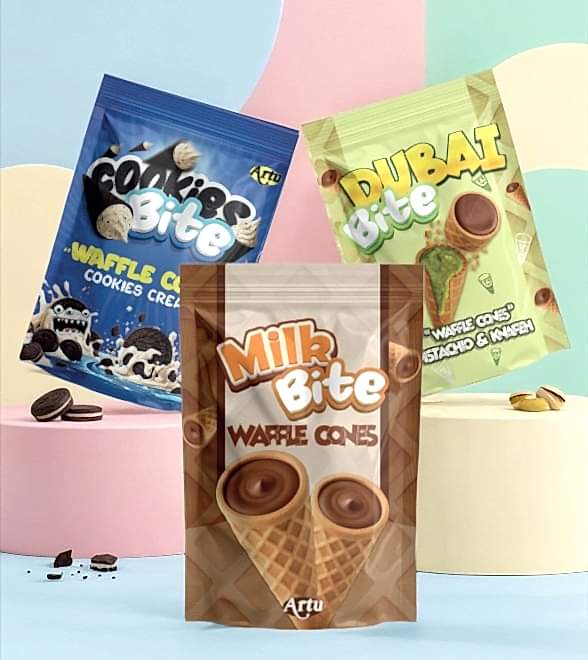 Artu Çikolatalı Kornet Ailesi: Çıtır Külah, Yumuşak Dolgu, Tek Porsiyon Keyif
